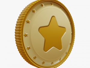Cartoon Coins Full Pack 3D Model