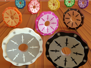 Cartoon Coins Full Pack 3D Model