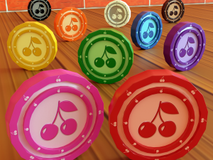 Cartoon Coins Full Pack 3D Model
