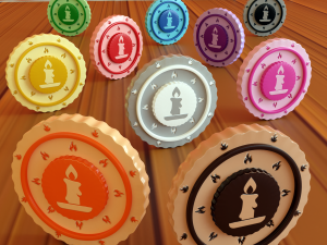 Cartoon Coins Full Pack 3D Model