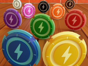 Cartoon Coins Full Pack 3D Model