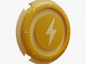 Cartoon Coins Full Pack 3D Model