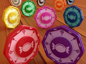 Cartoon Coins Full Pack 3D Model