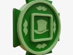 Cartoon Coins Full Pack 3D Model