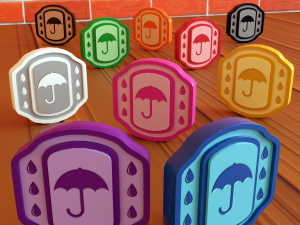 Cartoon Coins Full Pack 3D Model