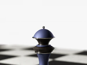 Chess Table Set 3D Model