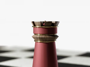 Chess Table Set 3D Model