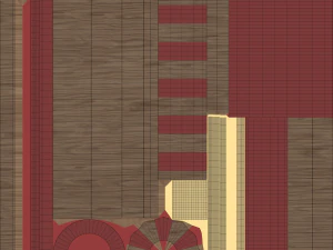 Chess Table Set 3D Model