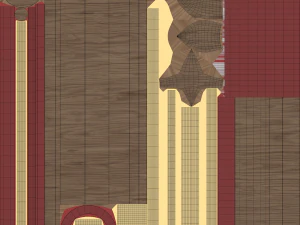 Chess Table Set 3D Model