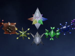 Rainbow Crystals Modelo 3D