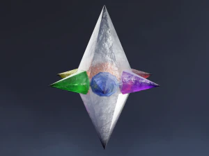 Cristalli arcobaleno Modello 3D