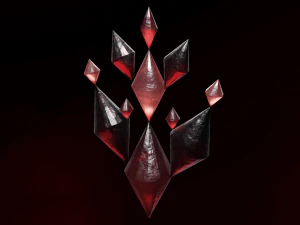 Cristalli arcobaleno Modello 3D