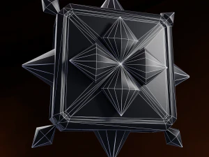 Cristalli arcobaleno Modello 3D