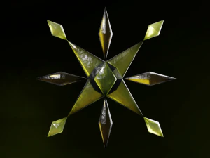 Cristalli arcobaleno Modello 3D