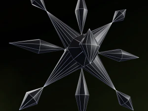 Cristalli arcobaleno Modello 3D