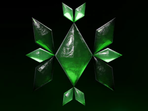 Cristalli arcobaleno Modello 3D