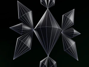 Cristalli arcobaleno Modello 3D