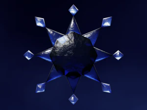 Cristalli arcobaleno Modello 3D