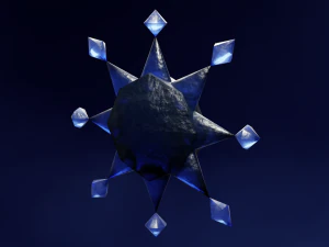 Cristalli arcobaleno Modello 3D