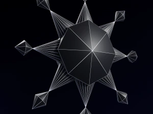 Cristalli arcobaleno Modello 3D