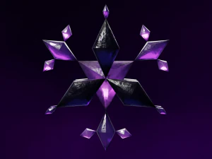 Cristalli arcobaleno Modello 3D