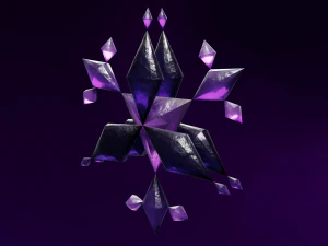 Cristalli arcobaleno Modello 3D