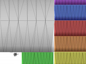 Cristalli arcobaleno Modello 3D