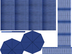 Cristalli arcobaleno Modello 3D