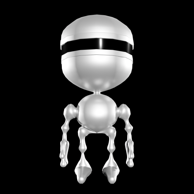 Robot toy Modelo 3D .c4d .max .obj .3ds .fbx .stl .blend