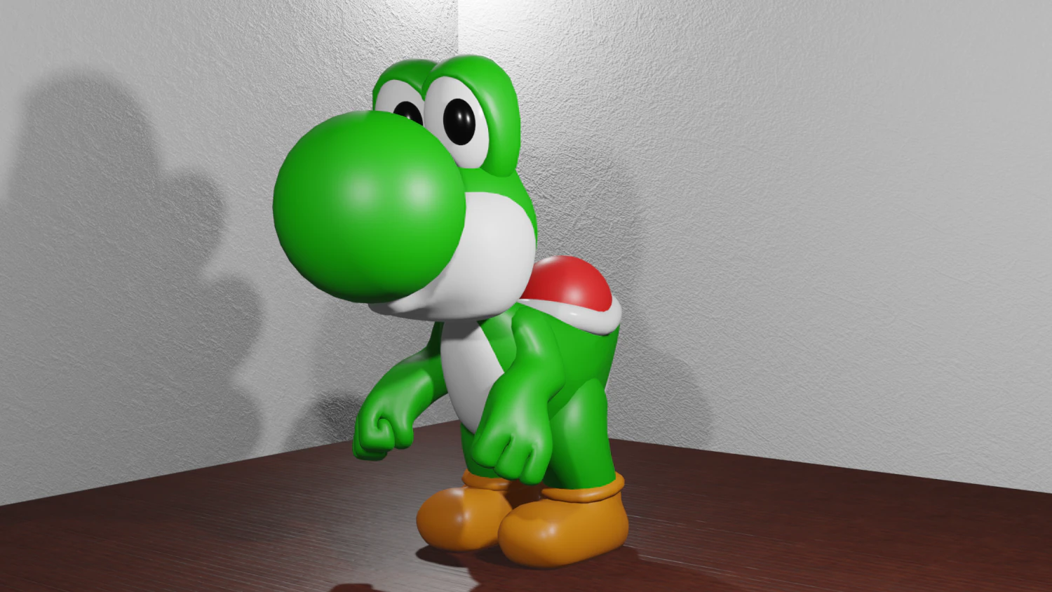 Yoshi 3D Model .c4d .max .obj .3ds .fbx .stl .blend
