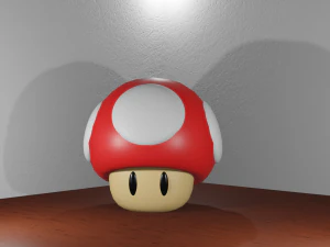 Fungo Mario Modello 3D