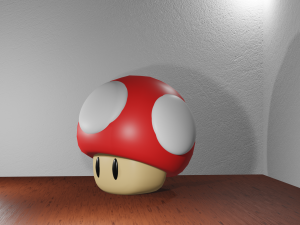 Mario mushroom 3D Модель