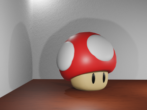 Mario mushroom 3D Модель