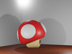 Mario mushroom 3D Модель