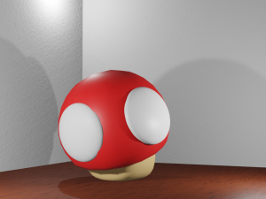 Mario mushroom 3D Модель