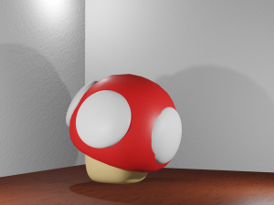 Mario mushroom 3D Модель