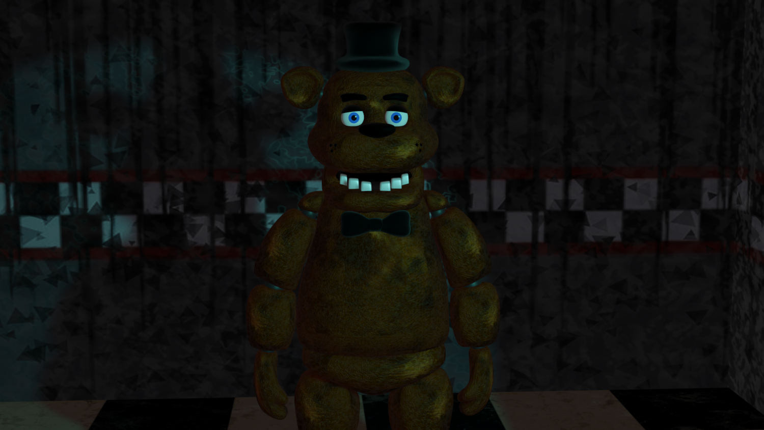 Withered freddy 3D Model in Robot 3DExport