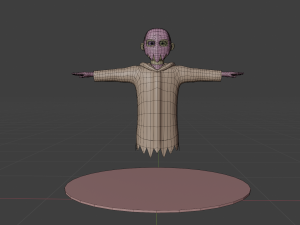 Lowpoly Cartoon Grim Reaper 3D Model