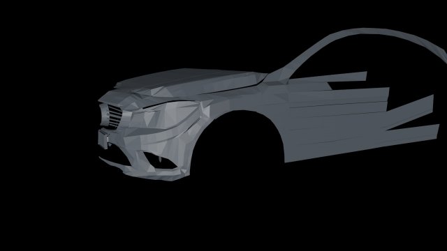 Mercedes CLA Class 2013 3D Model .c4d .max .obj .3ds .fbx .stl .blend 
