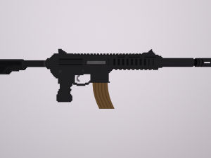 Voxel M416 3D Model