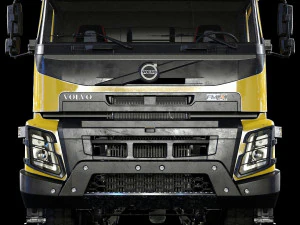 Volvo FMX truck Concrete Mixer - customized 3D Model