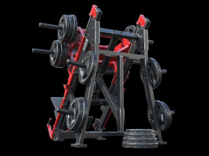 Leg Press Hammer Strength Modelo 3D
