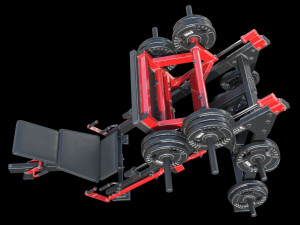 Leg Press Hammer Strength Modelo 3D