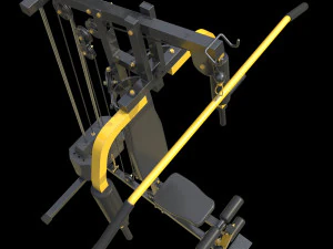 Bodybuilding Station 3D Model