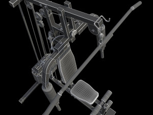Bodybuilding Station 3D 模型