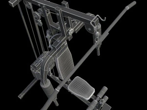 Bodybuilding Station 3D Model