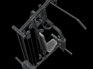 Bodybuilding Station 3D Model