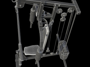 Bodybuilding Station 3D 模型