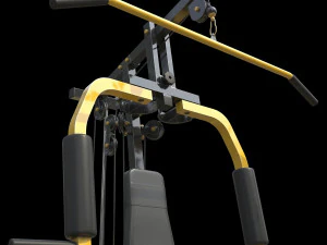 Bodybuilding Station 3D Model