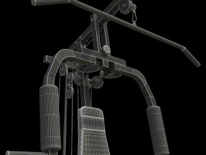 Bodybuilding Station 3D Model